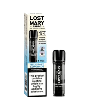 Blue Razz Lemonade Tappo Prefilled Pods By Lost Mary 3 Blue Razz Lemonade Tappo Prefilled Pods By Lost Mary