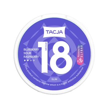 Elf Bar Tacja Blueberry Sour Raspberry Nicotine Pouches 18mg 3 Elf Bar Tacja Blueberry Sour Raspberry Nicotine Pouches 18mg