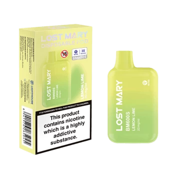 Lost Mary Lemon & Lime BM600S (20mg) 3 Lost Mary Lemon & Lime BM600S (20mg)