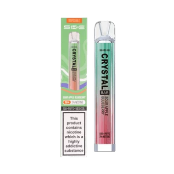 SKE Crystal Bar Sour Apple Blueberry 600 (20mg) 2 SKE Crystal Bar Sour Apple Blueberry 600 (20mg)