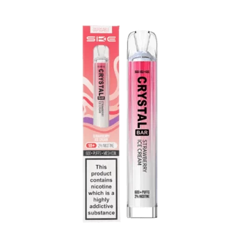 SKE Crystal Bar Strawberry Ice Cream 600 (20mg) 3 SKE Crystal Bar Strawberry Ice Cream 600 (20mg)