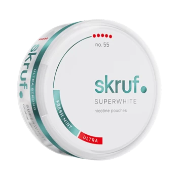 Skruf Superwhite No.55 Fresh Mint Ultra Strong 3 Skruf Superwhite No.55 Fresh Mint Ultra Strong