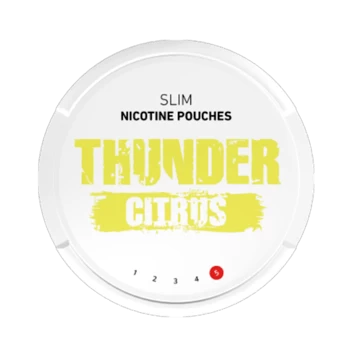 Thunder Citrus Slim Extra Strong Nicotine Pouches 3 Thunder Citrus Slim Extra Strong Nicotine Pouches