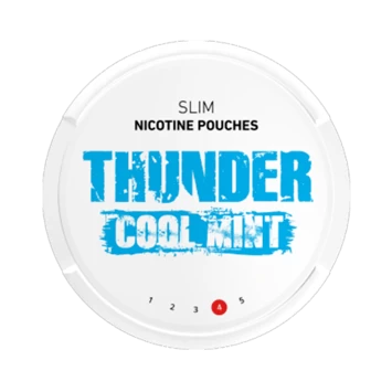 Thunder Cool Mint Slim Strong Nicotine Pouches 3 Thunder Cool Mint Slim Strong Nicotine Pouches