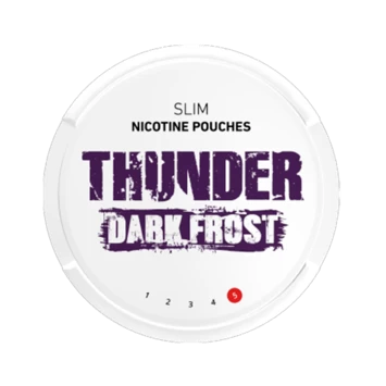 Thunder Dark Frost Slim Extra Strong Nicotine Pouches 3 Thunder Dark Frost Slim Extra Strong Nicotine Pouches