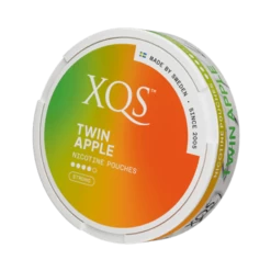 XQS Twin Apple Slim Strong Nicotine Pouches