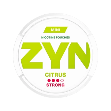 ZYN Citrus Mini Strong 6 Mg 3 ZYN Citrus Mini Strong 6 Mg